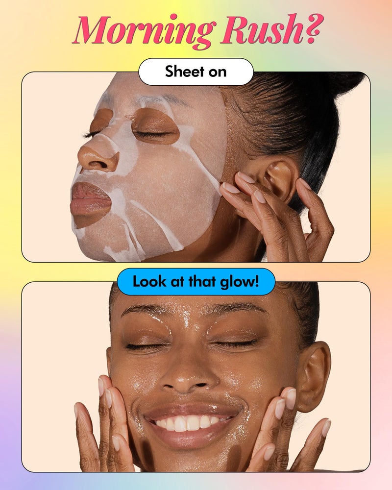 DERMAL 26 Combo Pack Collagen Essence Korean Face Mask (Red & Green) - Hydrating & Soothing Facial Mask with Panthenol - Hypoallergenic Sheet Mask for All Skin Types - Natural Home Spa Treatment Mask - Image 5